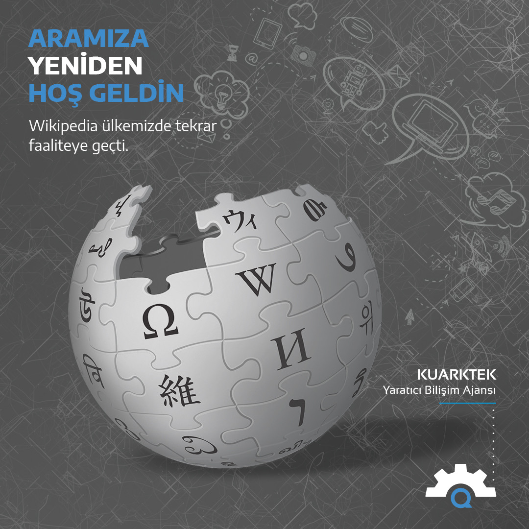Wikipedia, 3 yıl aranın ardından ülkemizde tekrar faaliyete geçti.

Aramıza yeniden hoş geldin <a href="/wikipedia/">Wikipedia</a>

#TekrarHoşGeldinTürkiye #WelcomeBackTurkey!