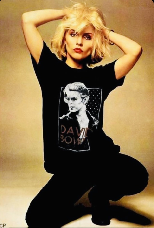 DebbieHarry of #Blondie wearing 