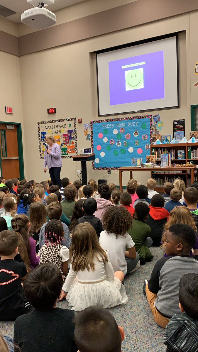 MetcalfNat's tweet photo. Loving our author visit this morning! @tbulot1 https://t.co/FZj1KONKEr