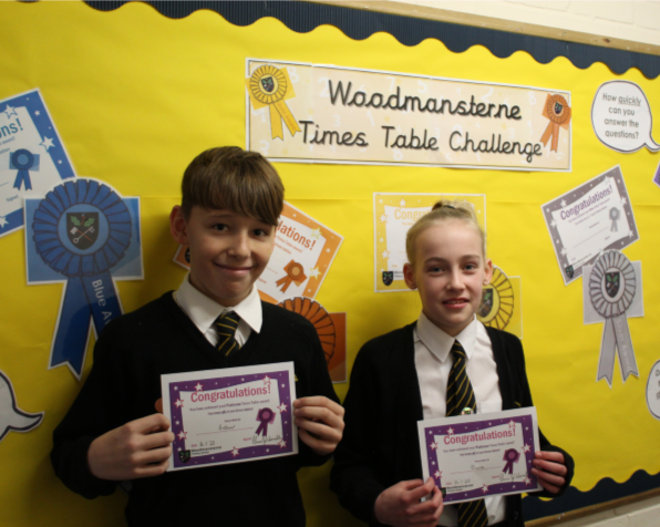 Woodmansternesy's tweet photo. Well done to Arthur & Olivia in Hawthorn Class for achieving their Platinum Times Table Awards today! #resilience #MathsGeniuses https://t.co/r4cnLX67SN
