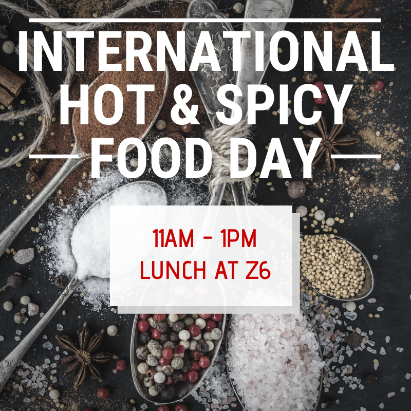 UWGAbroad's tweet photo. Today is International Hot & Spicy Food Day! πΆοΈπΆοΈπΆοΈBe sure to drop by Z6 for a celebratory lunch π #uwg #gowestgoworld #uwgabroad #uwg22 #uwg23 #dinewest https://t.co/BvLJctFKFh