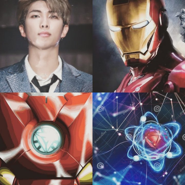 BTS RM as Iron Man 