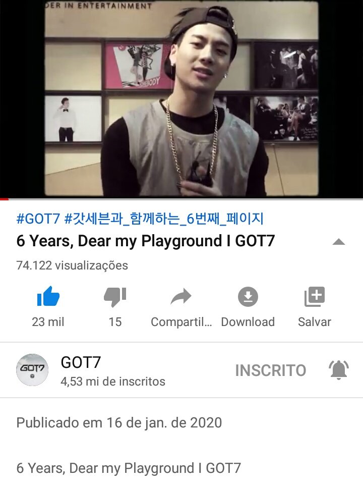 GreenOceanBR's tweet photo. 🐾 Hey ahgases,

Já passaram pelo YouTube para assistir, deixar seu like + comentários nesse presente lindo que #GOT7 nos deu?

🔗https://t.co/AlUulSjGDZ

Ps: mais alguém se emocionou com esse vídeo msg? 💕

#GalaxyForGOT7 
#6YearsSpinningWithGOT7 #6thPageWithGOT7 
@GOT7Official https://t.co/4JTbIQxSn5
