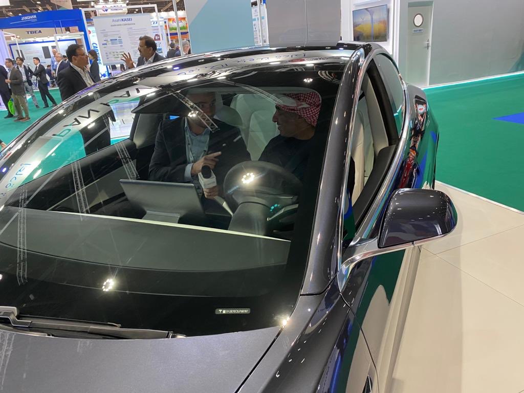 malqasimi's tweet image. Thanks Andrew for the interview @Tesla stand @WFES @TeslaOwnersWW @elonmusk @WiebeWkkr