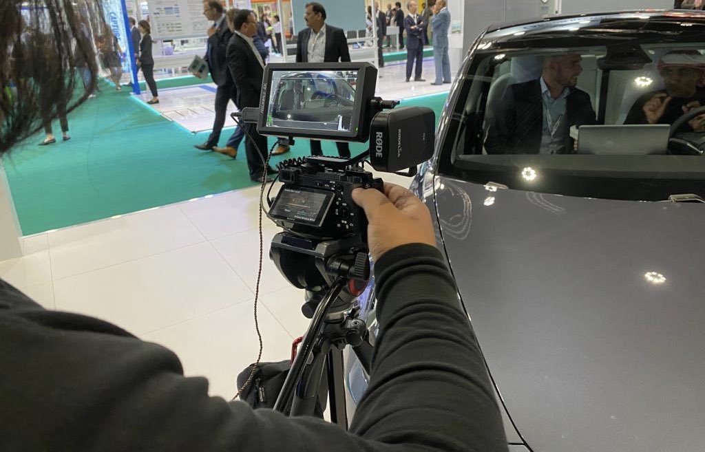 malqasimi's tweet image. Thanks Andrew for the interview @Tesla stand @WFES @TeslaOwnersWW @elonmusk @WiebeWkkr