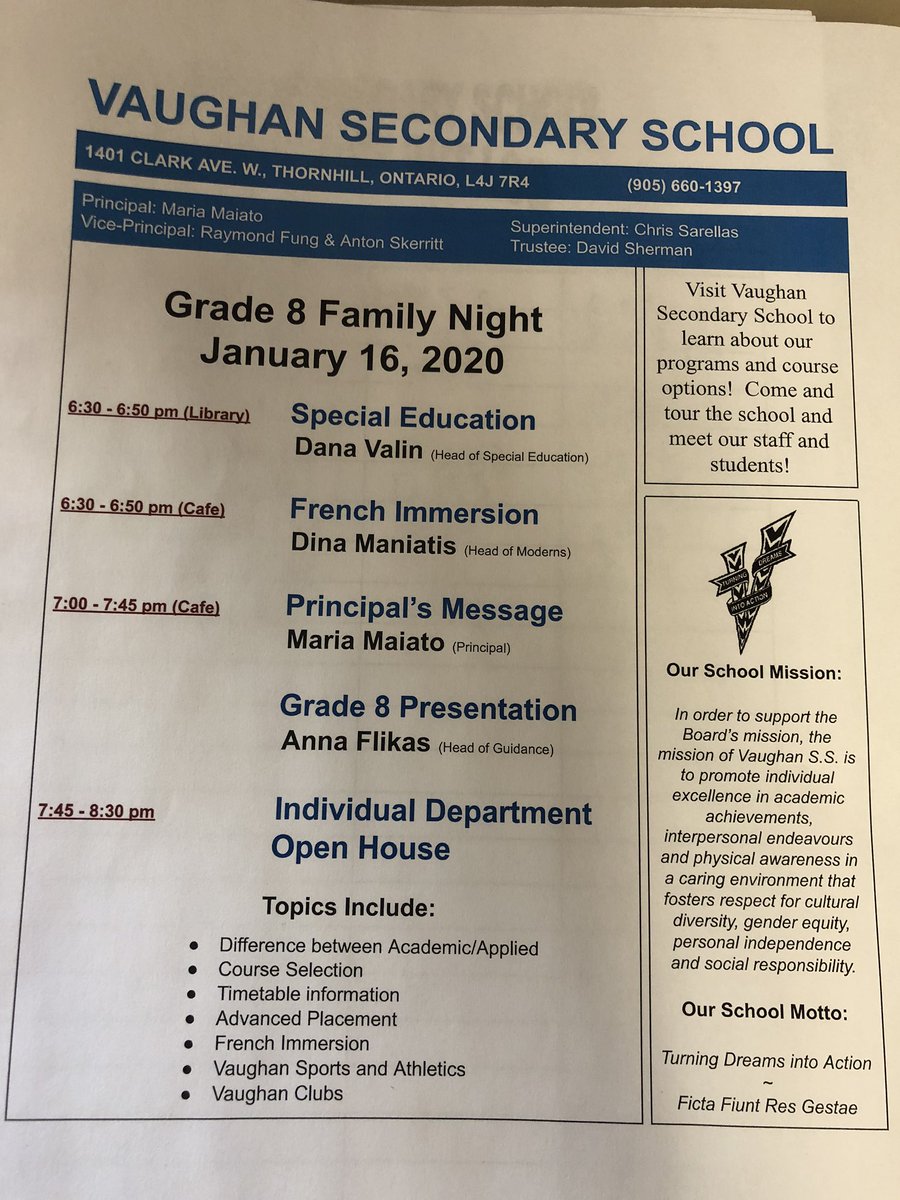 VSS Looking forward to meeting our future class of 2024 tonight!!!  #VSSROCKS <a href="/vss_ac/">VSS Athletic Council</a> @VSSlibrary <a href="/VSSMusicCouncil/">HNSS MUSIC</a> <a href="/vss/">vss</a>