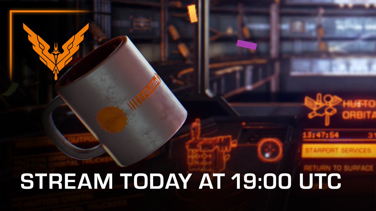 EliteDangerous's tweet photo. We're on a mission to spread Hutton Mugs throughout the galaxy! Join us tonight as our special guests, the Hutton Orbital Truckers, kick off their latest event in Elite Dangerous! Credit to HerrDarkShadow for the Hutton Mug art!
https://t.co/56z7JcMYze https://t.co/gJ12ImUFV5