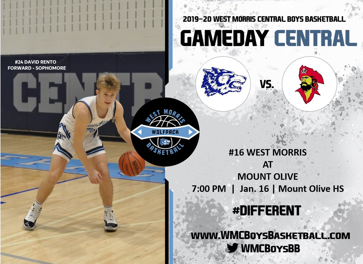 WMCBoysBB's tweet photo. IT’S GAMEDAY CENTRAL!
#16 @WMCBoysBB (9-0/4-0) visits Mount Olive in an NJAC-National match up 4 pm today at Mount Olive HS. #DIFFERENT #GoWMC #PACK
@MikeKinneyHS @Richard_V_Greco @kminnicksports
@HSSportsNJ @AmitBatraHS @dailyrecordspts
@MorrSussSports @MaxPreps #njhoops https://t.co/gAoC4qNNA3
