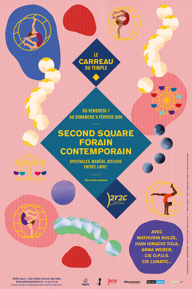 CarreauDuTemple's tweet photo. 🎪 Nous sommes heureux de vous présenter l'affiche officielle du Second Square Forain Contemporain ! #secondsquare #spectacle #manege #atelier
📆 Vendredi 7 au dimanche 9 février 2020
🚩 Entrée libre sauf soirée cirque
▶ Infos : https://t.co/JCqQVtXYDg https://t.co/qQ5MUJruxN