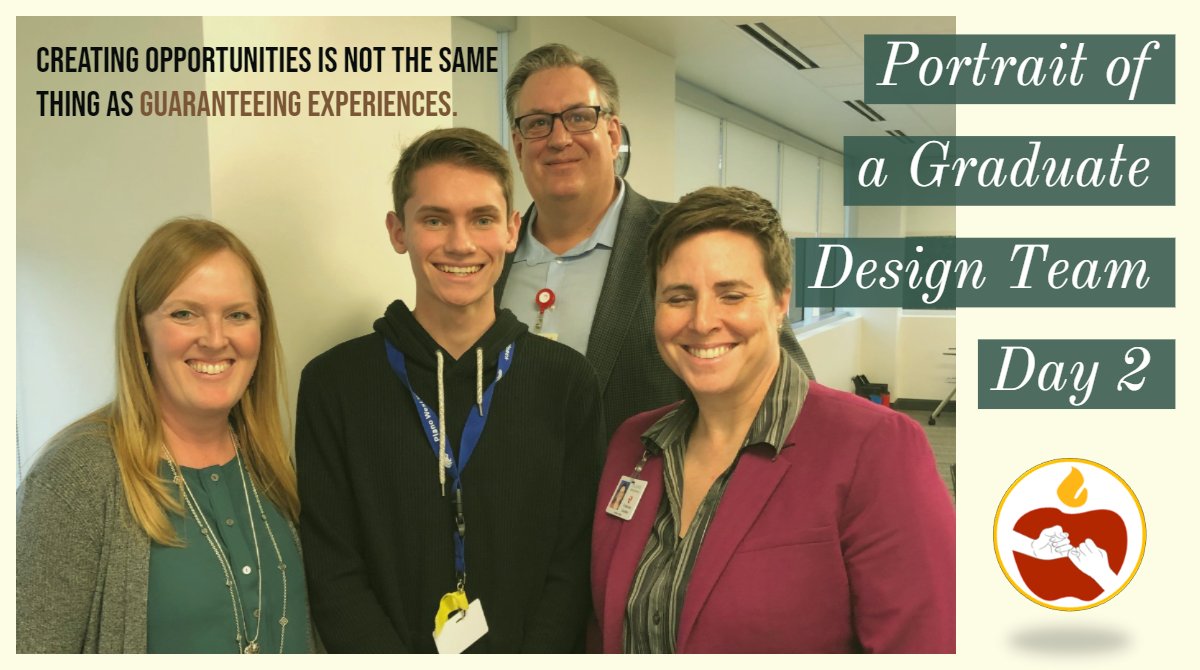 FreyMatthew1's tweet photo. Reflecting on great conversation with thoughtful people.  Which experiences will we guarantee for our students?  How will we develop strengths of mind, will, and heart?  The work continues.  #planoisdproud  #table10 #portraitofagraduate https://t.co/NwA9llHkve