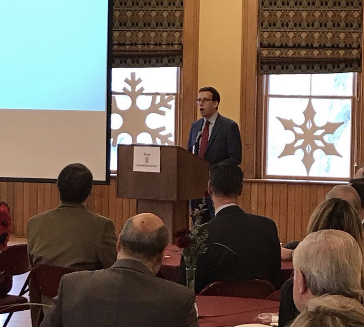 MattLesser's tweet photo. Thank you to the @WethChamber for having me as the opening speaker at this morning’s State of the Town! https://t.co/VNi5zoYzUA