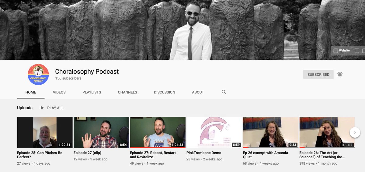 choralosophy's tweet image. Did you know that you can WATCH Choralosophy conversations on YouTube?! Includes some visual technology demonstrations as well! It is also the BEST place to drop your comments on episodes so I can see and respond! #choirteacher #choirnerd #choralmusic  youtube.com/channel/UCCzw8…
