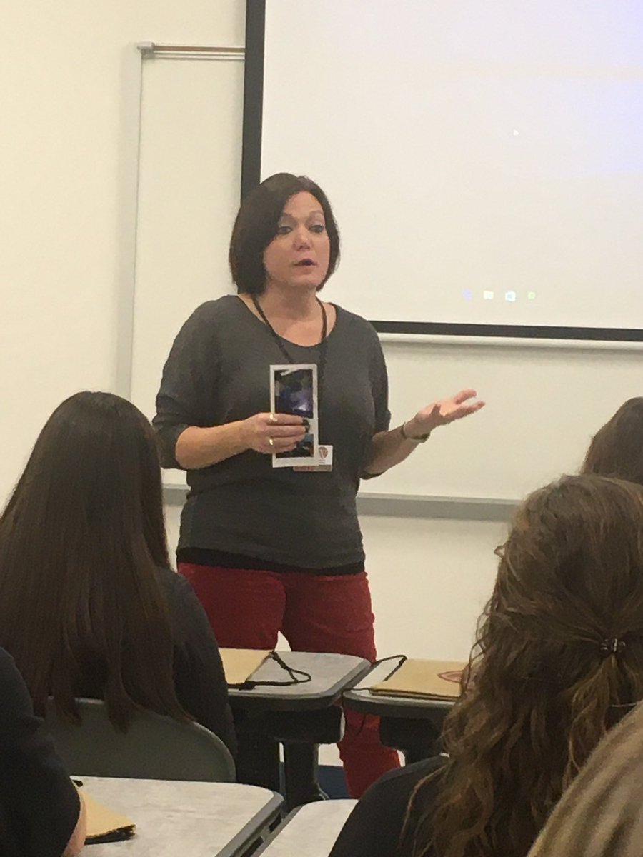 dcylp's tweet photo. Jennifer Matheny talked to the students about Dual Enrollment. https://t.co/DV8Dm5NSir