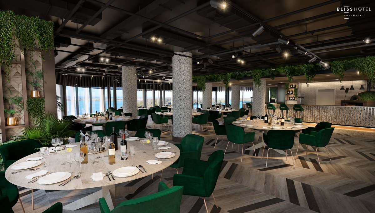 BlissHotelGroup's tweet image. Say hello to Room by Bliss. Our brand new events space for 2020. 180º views across the sparkling Marine Lake and the Irish Sea hug you into the stylish 70s inspired interiors. Room, coming to sweep you off your feet, March 2020.

#events #eventspace #conferencespace  #Blisshotel