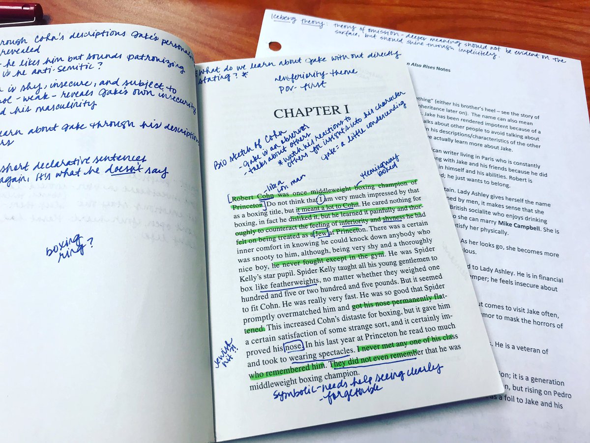 So glad to see my good old pals Jake and Brett again.  🤗 #nerd #hemingway #thesunalsorises #hussybrett