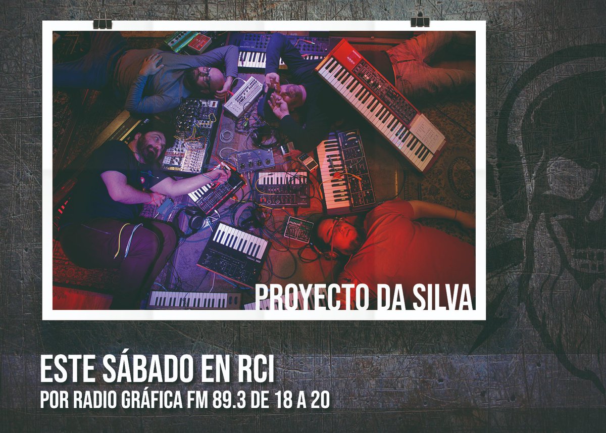 #EsteSabado 📆✔
Nos visita <a href="/ProyectoDaSilva/">Proyecto Da Silva</a> 
Vamos a charlar de su nuevo disco, #EyAmigo📀, y todo lo que la banda tiene preparado para este 2020🎸
📻No se lo pierdan, de 18 a 20 por <a href="/radiografica893/">Radio Gráfica</a>📻