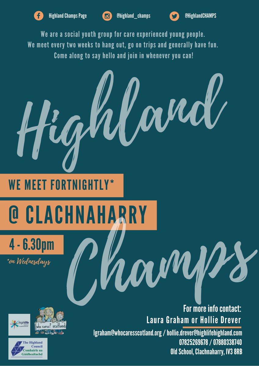 CHAMPShighland's tweet photo. 2020 off to a flying start! All groups are underway and we are as busy as ever! #highlandchamps #youthworkmatters #careexperience #groupwork #influencingchange https://t.co/BbvPbEu4sD