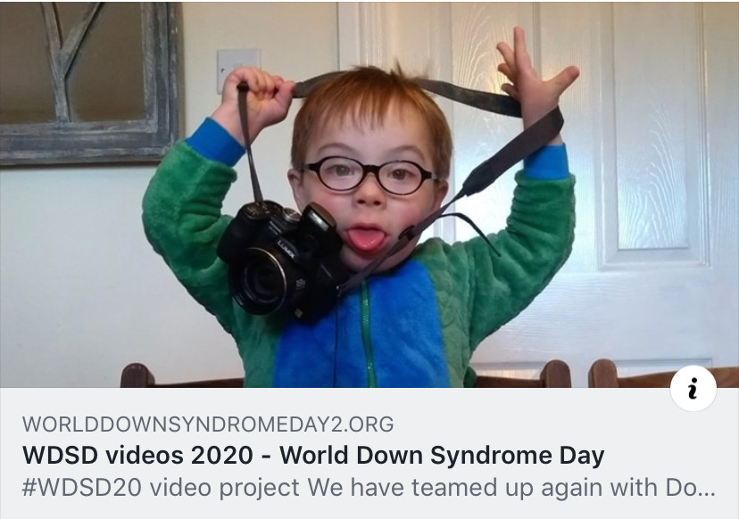 DSAgeing's tweet image. Please share your favorite videos for World Down Syndrome Day! 
#WDSD20 has teamed up with Down TV to share all #WorldDownSyndromeDay videos globally.

Here's how to do it: bit.ly/2TunPmR

#WeDecide #DownSyndrome #sindromedeDown  #activeageing #DSAwareness #sindromedown