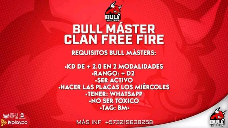 #BMFF 
Buscamos jugadores para nuestro clan de <a href="/freefirelatino/">Garena Free Fire LATAM</a> 👥

Hombres y mujeres, si tienen los requisitos puedes escribirnos 📝
ID Clan: 61515598

Se parte de esta gran familia e invita a tus amigos‼

Apoyan <a href="/WplayColombia/">Wplay</a> <a href="/easygameitems/">EasyGameItems</a> <a href="/DeporteVersus/">Deporte Versus</a> <a href="/GuaridaGC/">La Guarida Gaming Center</a> <a href="/BemovilC/">BeMovil Colombia</a>