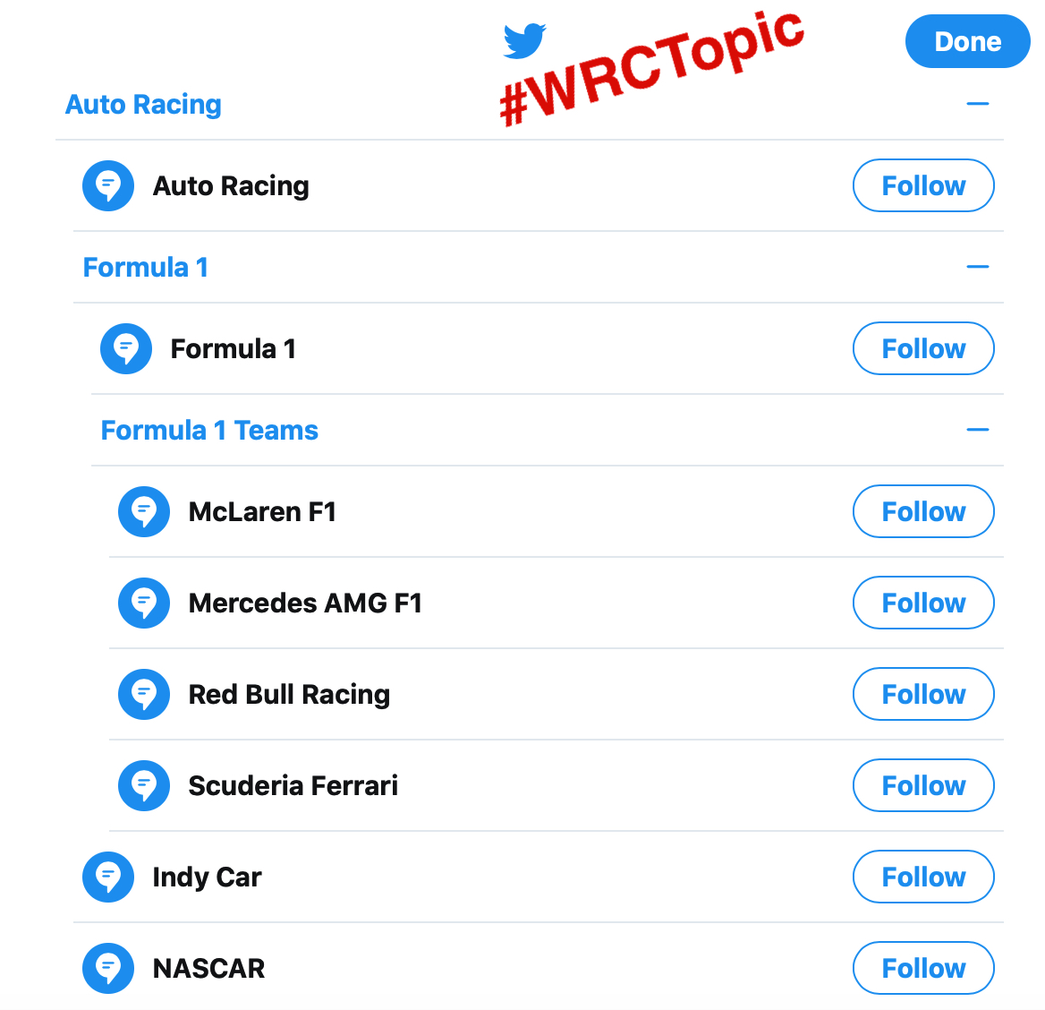 RallyingUK's tweet photo. βοΈ Dear @Twitter: Your platform has a mahoosive global community that follows rallying - particularly @OfficialWRC.
Just look at the hashtag #WRC!
Your new Topics feature includes other forms of motorsport. Can we have one for WRC please?
Thanks!
@TwitterSupport #WRCTopic https://t.co/kICzcbyUxQ