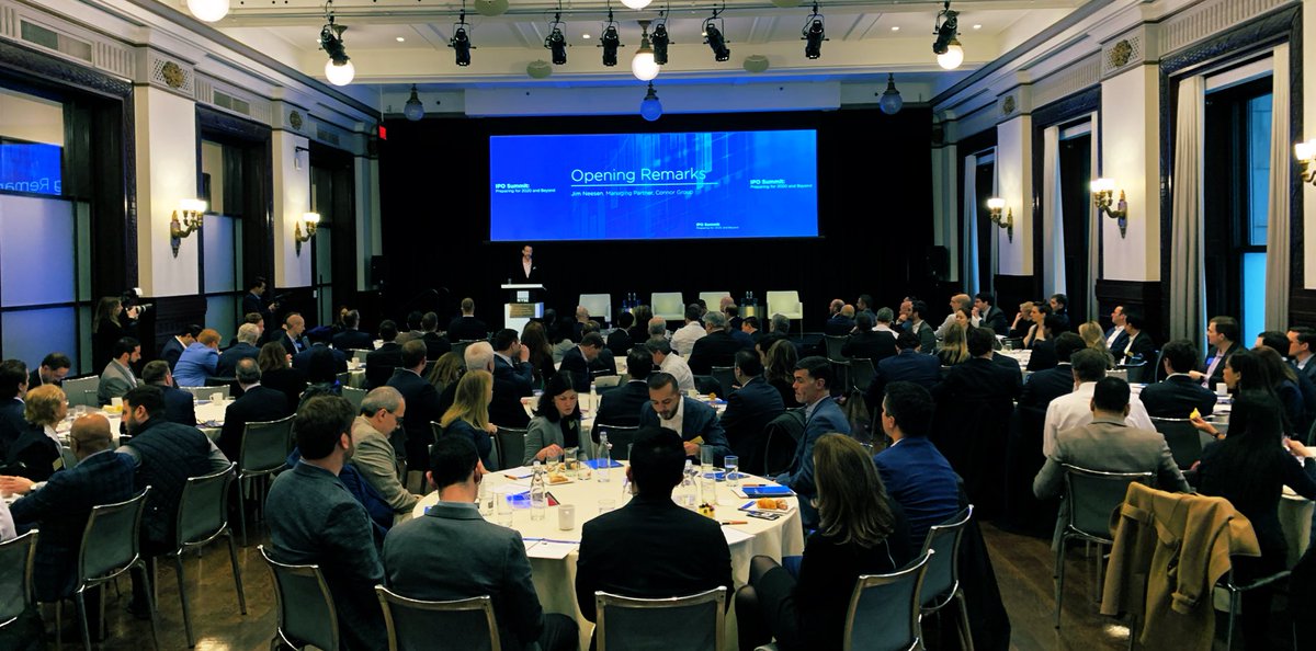 Kicking off packed 2020 IPO Summit at <a href="/NYSE/">NYSE 🏛</a> <a href="/GundersonLaw/">Gunderson Dettmer</a> #IPO #VC #startups