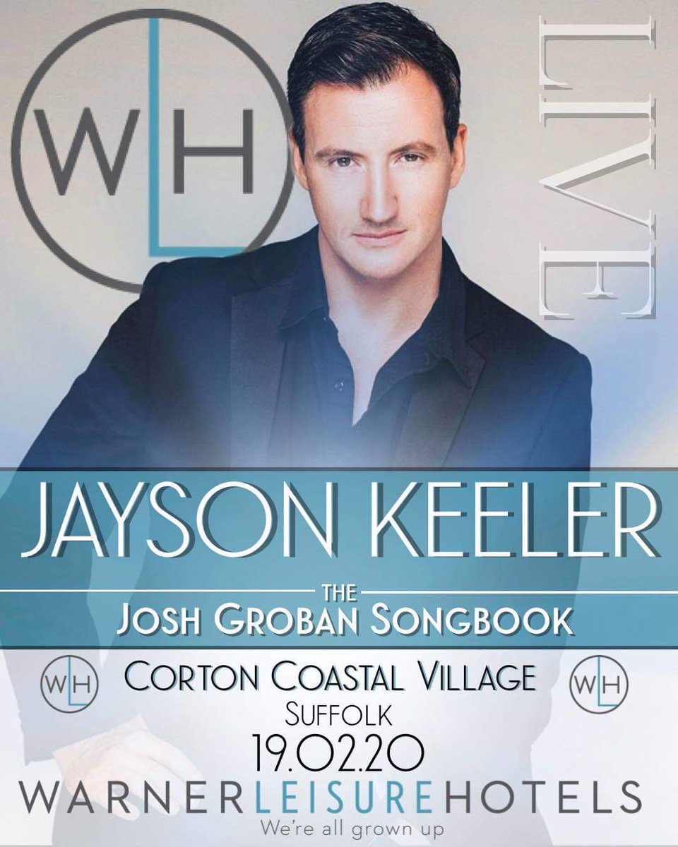 JaysonKeeler's tweet photo. Hello again. Another exiting announcement I will also be performing at Corton Coastal Village the 19th Feb with Warnerleisurehotels https://t.co/uQETMeUhHx