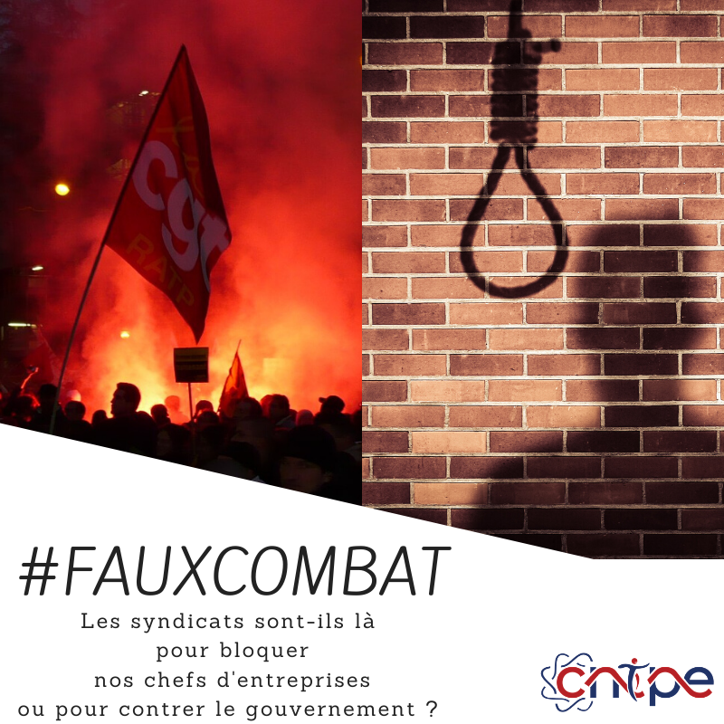 cntpefrance's tweet photo. Vous bloquez des dirigeants depuis des semaines, ils vous donnent rendez-vous ce dimanche devant votre siège la CGT ! STOP aux abus de grèves. #fauxcombat #CGT
#greve16janvier #reformedesretraites #CNTPE https://t.co/zTKhJyMqM0