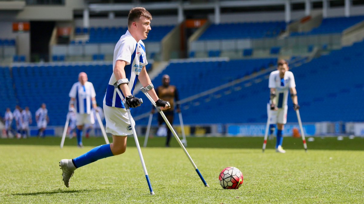 👀 We are looking for new players for Brighton &amp; Hove Albion Amputee FC.

⚽️ The side train at the American Express Elite Football Performance Centre and compete in a national league.

🤔 Interested? 

📧 disability@albioninthecommunity.org.uk for more details.

#BHAFC 🔵⚪️