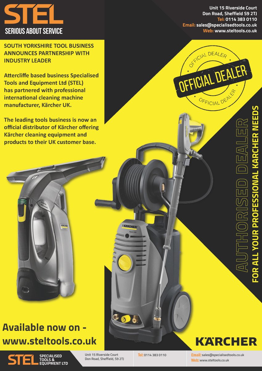 stelltd's tweet photo. Full Karcher Professional range now availabile on - https://t.co/BjYv77gkHG https://t.co/t7CcTCXcYg