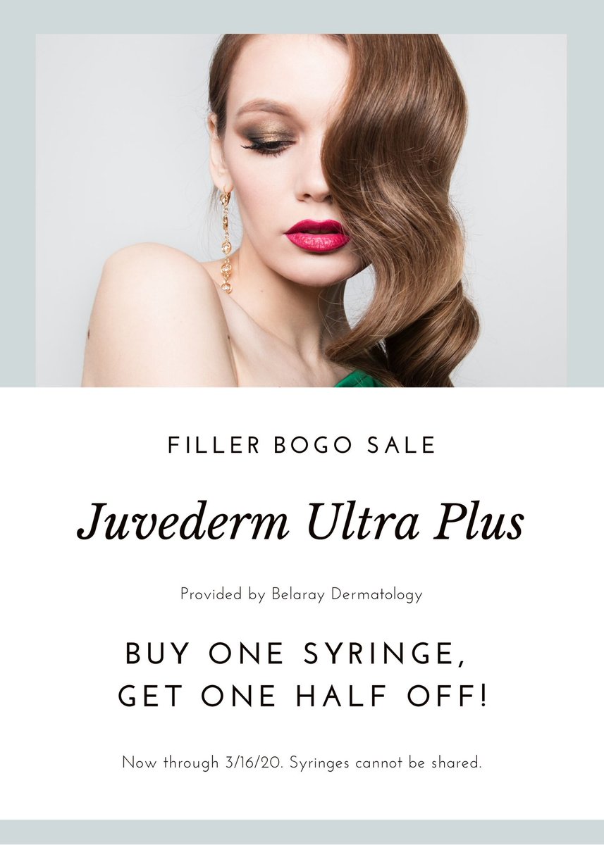 Juvederm Ultra Plus Buy One Get One Half Off! - mailchi.mp/c8636eb10ef4/s…