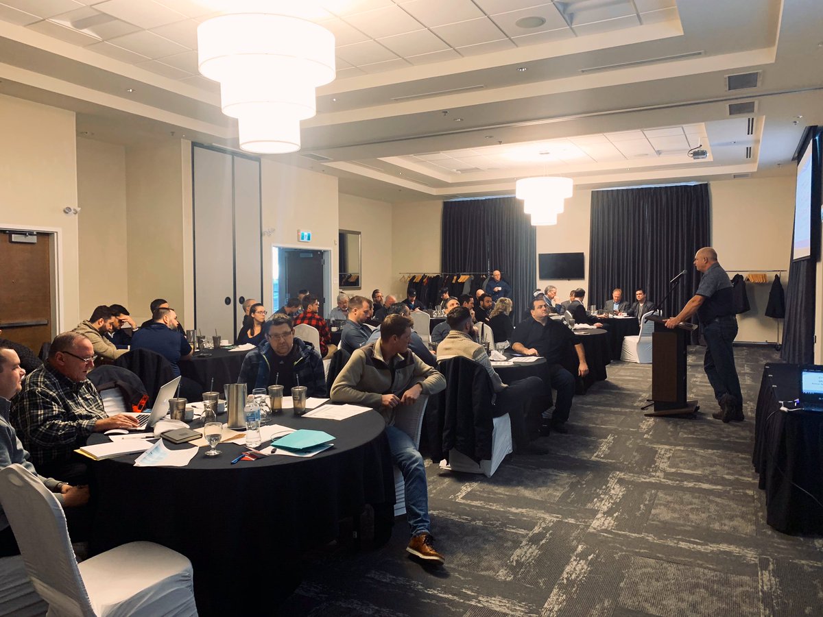 We have a full room today at our AGM in Winnipeg! Thank you to our members who were able to attend & our various sponsors! Kicking things off with a CAC update from @McSweeneyCAC #concrete #buildforlife #ourmembersrock