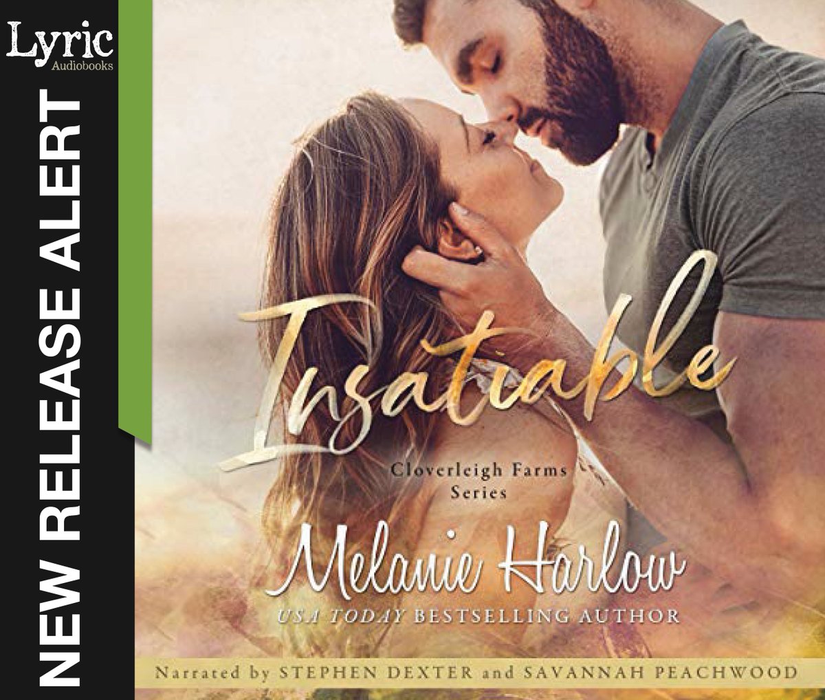 lyricaudiobooks's tweet photo. #LyricAudiobookAlert - Who's checked this gem out? INSATIABLE by #MelanieHarlow, read by #StephenDexter &amp; @savannahpeachy, is a sexy friends-to-lovers romance that will have you swooning. Have you ever had an insatiable moment? We want to know! #ad https://t.co/pmxvVCMomt https://t.co/kl9YX6HK4B