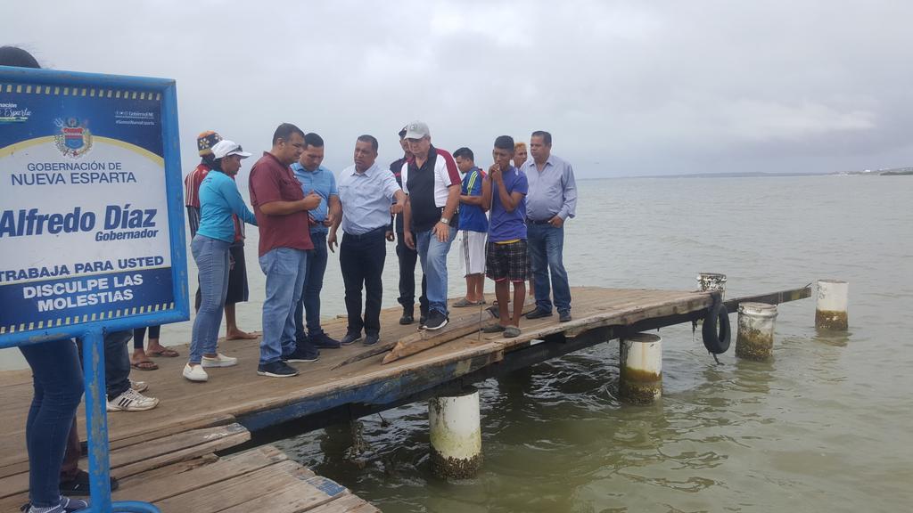 GobiernoENE's tweet photo. Gobernador @alfreditodiaz declara en emergencia muelle de La Isleta debido al colapso que provocaron las recientes  lluvias https://t.co/SGQMnlmpBN