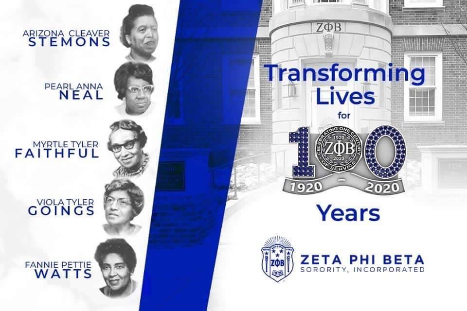 RUnotNtertained's tweet photo. Happy Centennial to the Ladies of Zeta Phi Beta Sorority, Inc. https://t.co/PZhG066im0