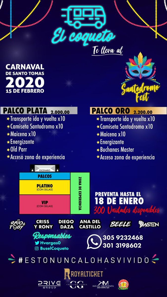 Mariogiraldor's tweet image. Amigos no olviden que el mejor bus pa santoto es el COQUETO para más info @hvargas0