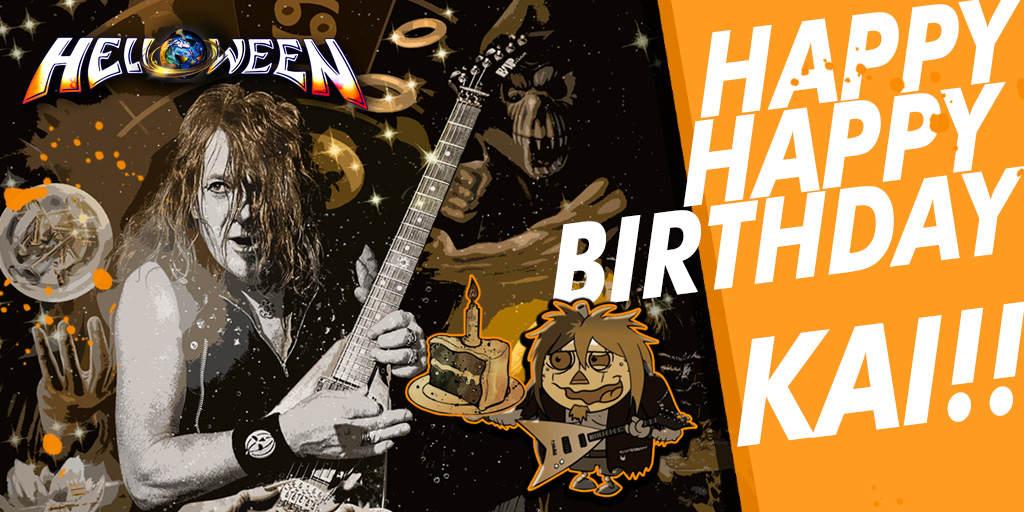    A HAPPY HAPPY BIRTHDAY to the one and only Kai Hansen!  