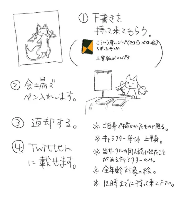 トレめちゃめちゃのんびりしてると思うので、スケブ受けるんじゃなく下書きなぞって遊ばせてほしいと思ってます(イベントまで2日しかないのに誰が用意してくれるんだ?) 