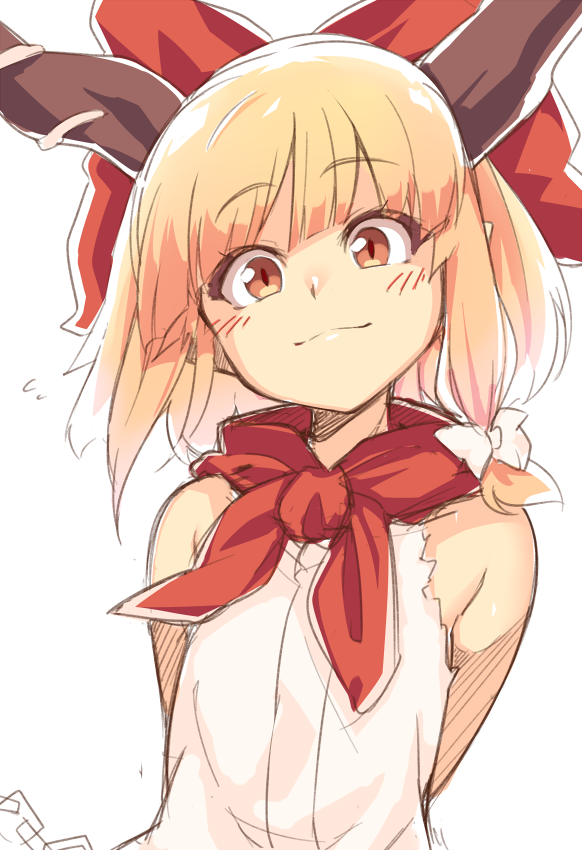 伊吹萃香 「ばっさり萃香ちゃん 」|カイザ閣下のイラスト