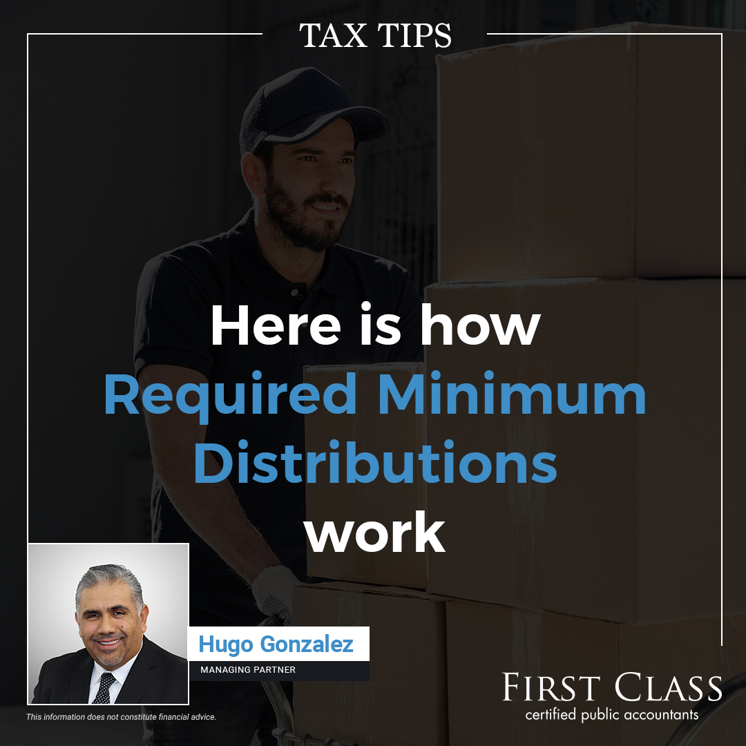 FirstClassCPA's tweet image. When you turn 70 1/2 you need to start paying yourself Required Minimum Distributions from your #retirement plans.

Here is a short #guide on how that works, zurl.co/wCJT
