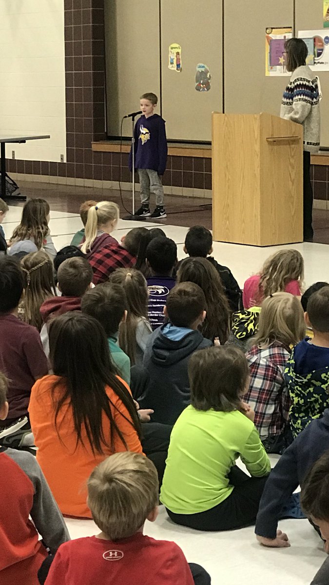 Roosevelt Elementary’s Division l Spelling Bee is underway! #soexcited #dllittlelakers #topfivespellers