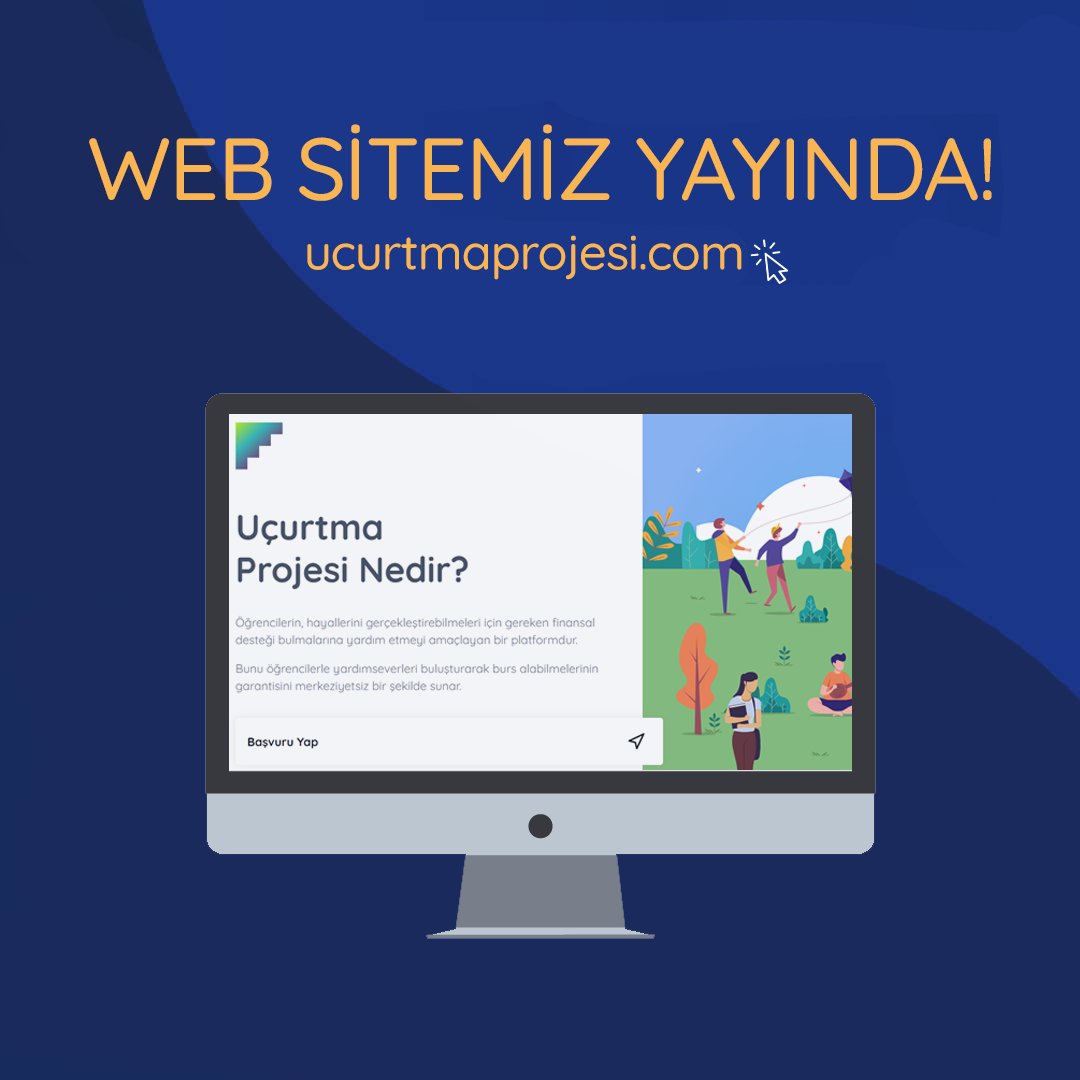 UcurtmaProjesi's tweet photo. 📢 https://t.co/OI4UNjcBMD yayında! 🎊

Artık burs başvurusunda bulunabilir, Uçurtma Projesi'nin nasıl çalıştığı ile ilgili bilgileri ve ekip üyelerini inceleyebilirsin. https://t.co/9F2eIljrFq