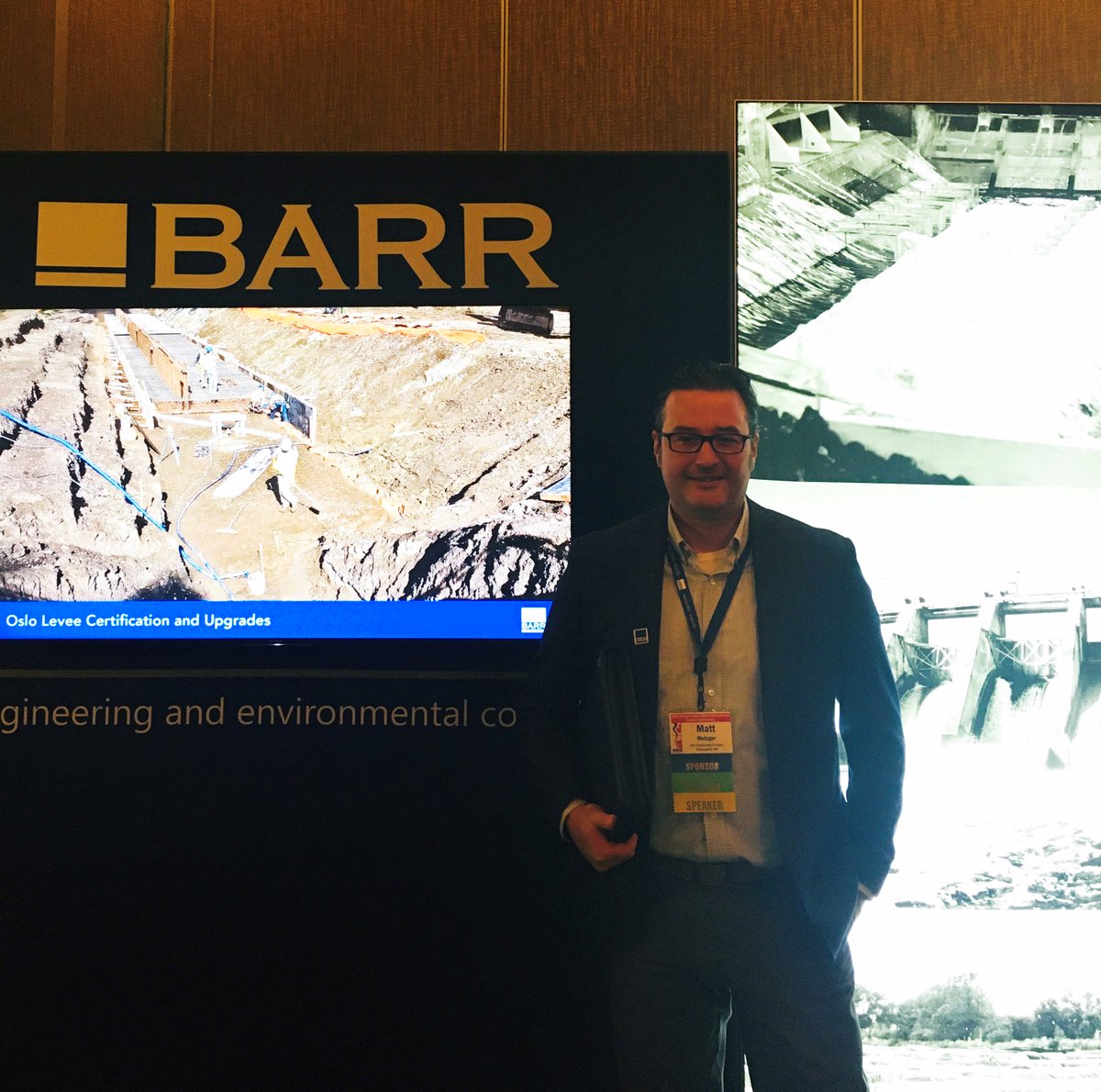 BarrEngineering's tweet photo. Don't miss Matt Metzger's presentation, “Long Term Flood Solutions Update,” today at the @RedRiverBasinCm Land &amp; Water International Summit Conference! #rrbc2020 https://t.co/j7VB6rRU0b