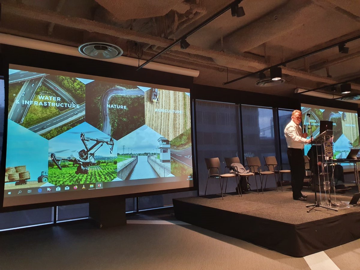GemWoensdrecht's tweet photo. We are truly honered to receive an international drone award for the European project Icares! #CatherineFargeonAward #UVSInternational #RPAS #CivOps #UAV #drone #award #aviolanda @Icaresproject #Interreg2Seas https://t.co/S2fjHeVMu9