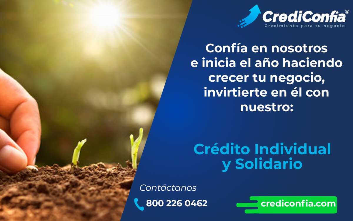 Crediconfia's tweet photo. Tenemos el crédito a tu medida.
¡Llámanos! https://t.co/sBOiLMyUz8