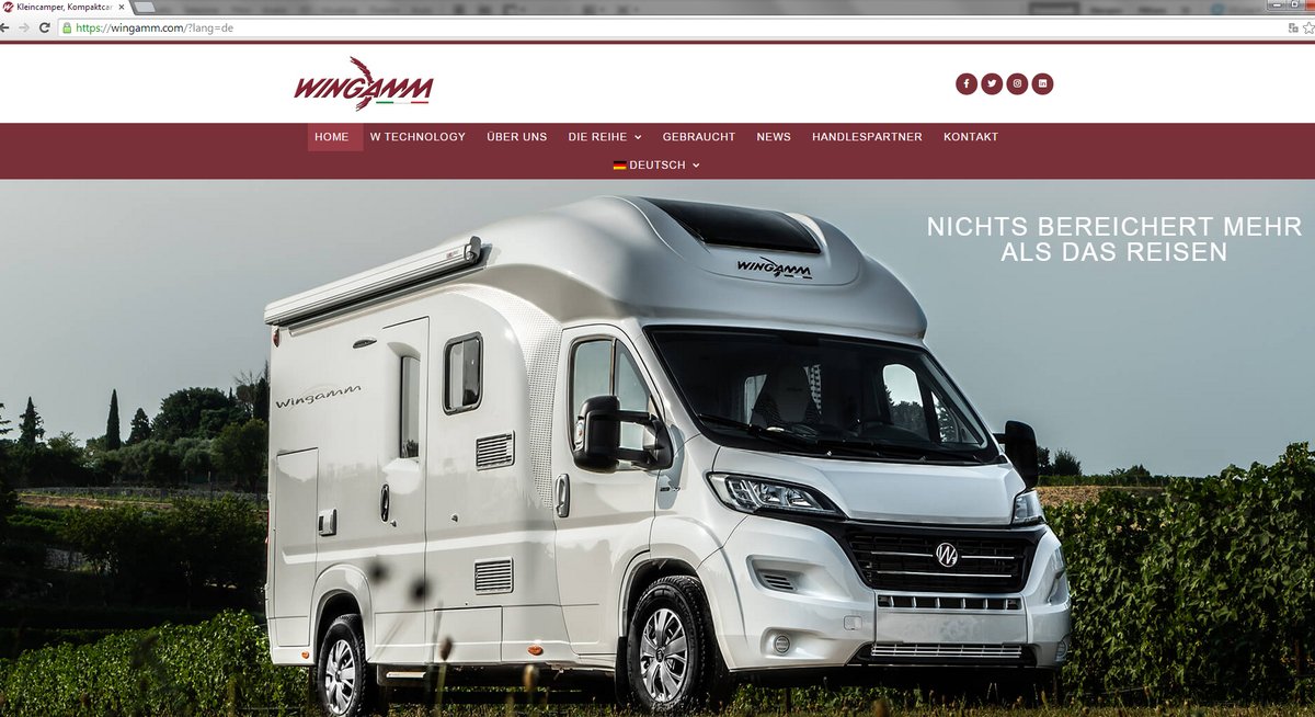 Wingamm1's tweet image. Unsere neue Homepage auf Deutsch - jetzt on-line ! 😎

#wingamm #monocoque #fiberglass #wintercamping #snow #lifestyle #wintercomfort #travel #Italy #vanlife #rv #rvlife #minicamper #motorhome #camping #campingcar #reisemobile