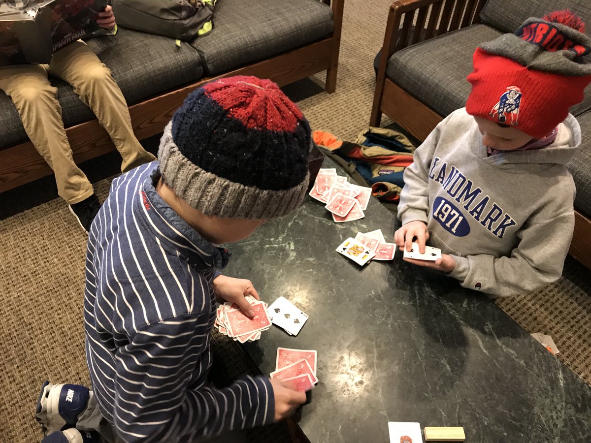 LandmarkSchool's tweet photo. Landmark EMS students enjoy some downtime (aka milk break) in the middle of the morning to grab a snack, chat with friends, or, like these two students, play a game. Giving the brain a rest is an important part of having a successful learning experience.
#dyslexia #milkbreak https://t.co/4u6kdArRW3