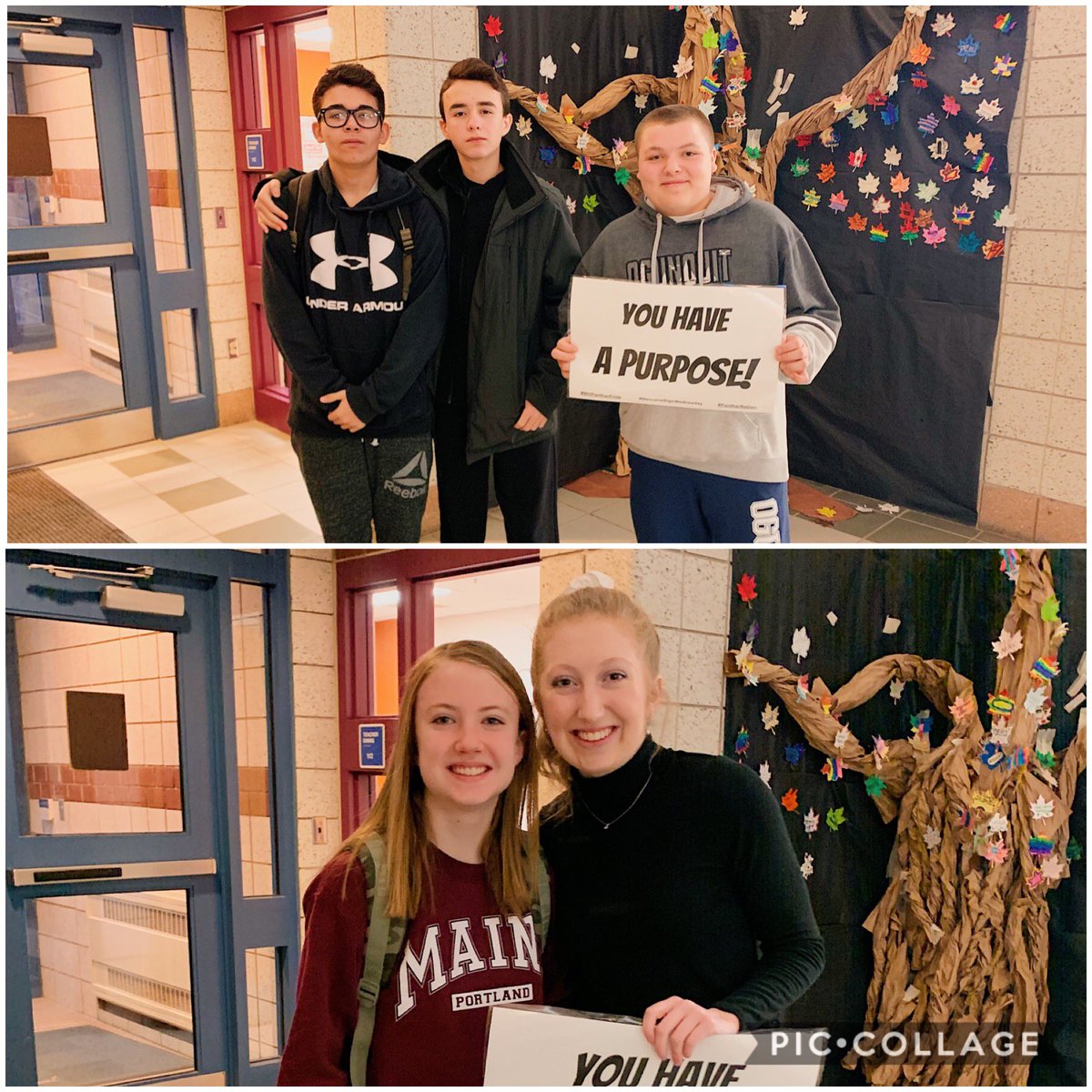 Positive Sign Thursday!💛 <a href="/KeyClubWH/">WH Key Club</a> <a href="/HansonMiddleMA/">Hanson Middle School</a> #whpantherpride