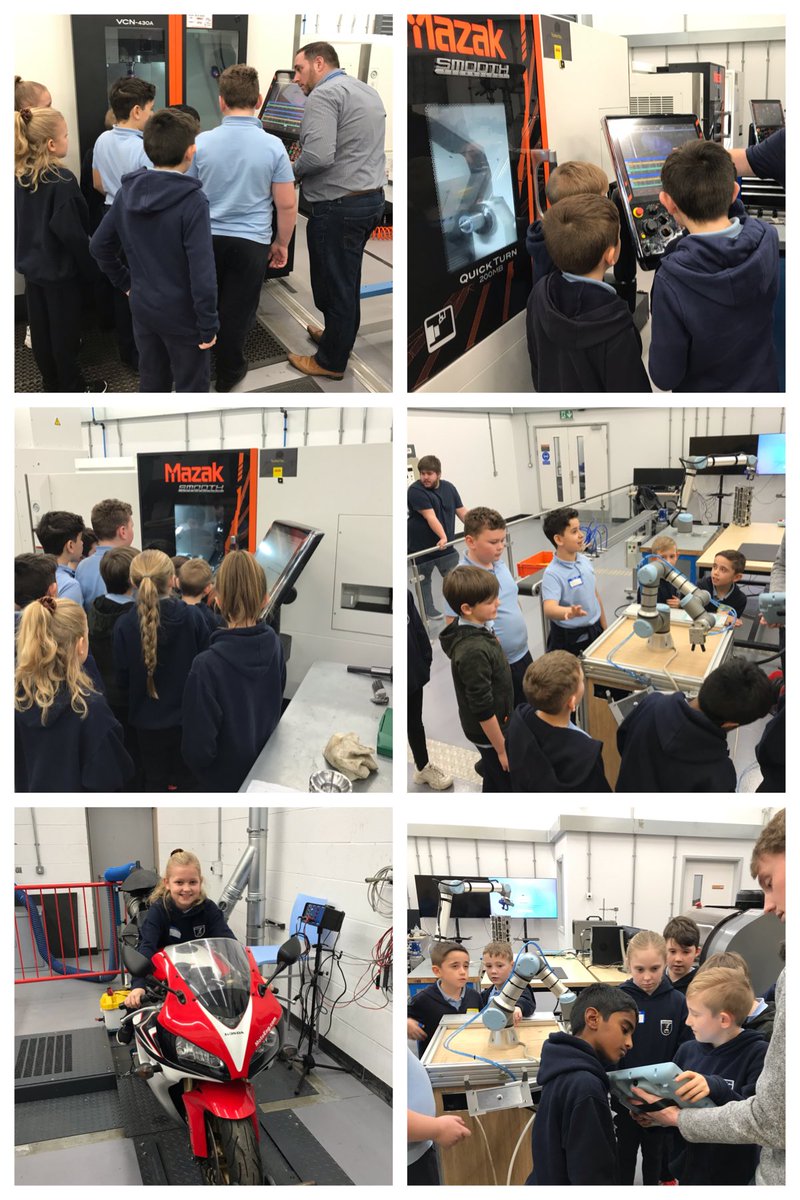 Talycopaschool's tweet photo. A fantastic experience for Year 5 and 6 as part of their I Aspire day. Simulator, CNC lab, robotics, rolling road, mine craft and VR! Diolch! @ReachingWiderSU @CWICWales @GarethCWIC @UWTSD @StudyUWTSD https://t.co/9DeKd8sDSJ