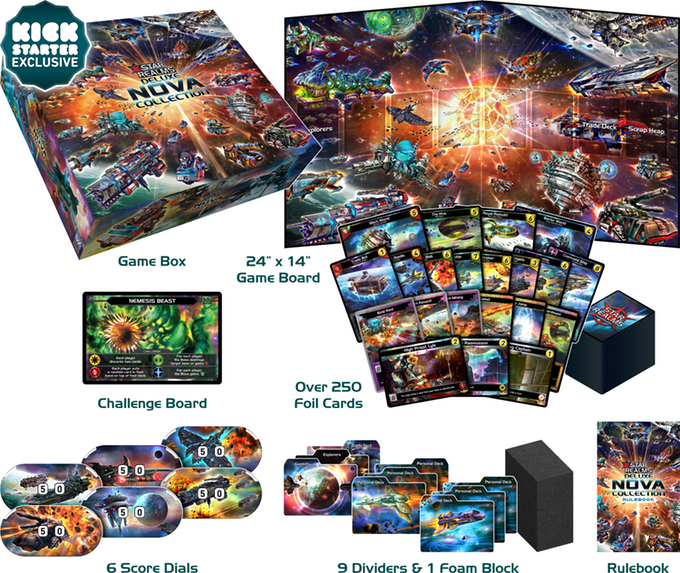 You can get the ultimate version of the Star Realms deck building game on Kickstarter now. kickstarter.com/projects/11729…