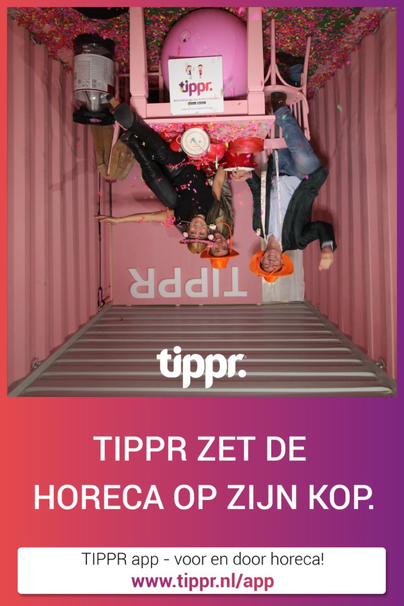 Ik zet de Horeca op z'n kop met #TIPPR tijdens de #Horecava, jij ook? @tippr_nl  #bobbysgin #aycesorbets #thesocialsellingcompany #sharingbox #vebo #brouwerijtroost #ayce